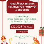 Mikulášska zbierka trvanlivých potravín a drogérie